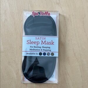Satin Sleep Mask - Black